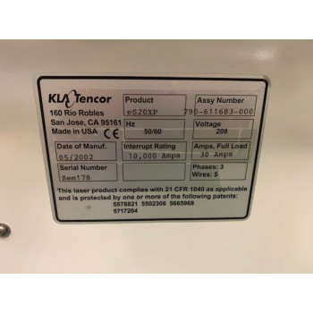 KLA-TENCOR es20XP Scanning Electron Beam Inspection System
